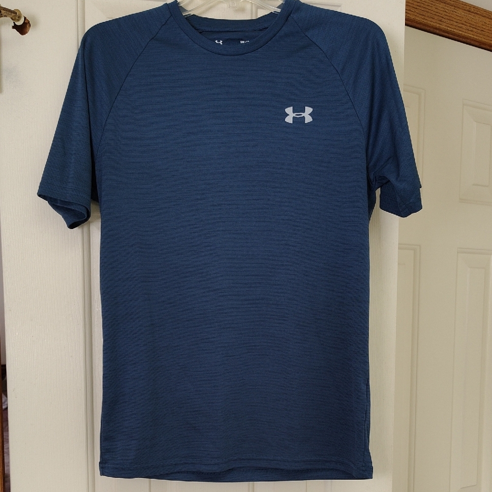 Under Armour Men's Navy Heatgear Short Sleeve Tee